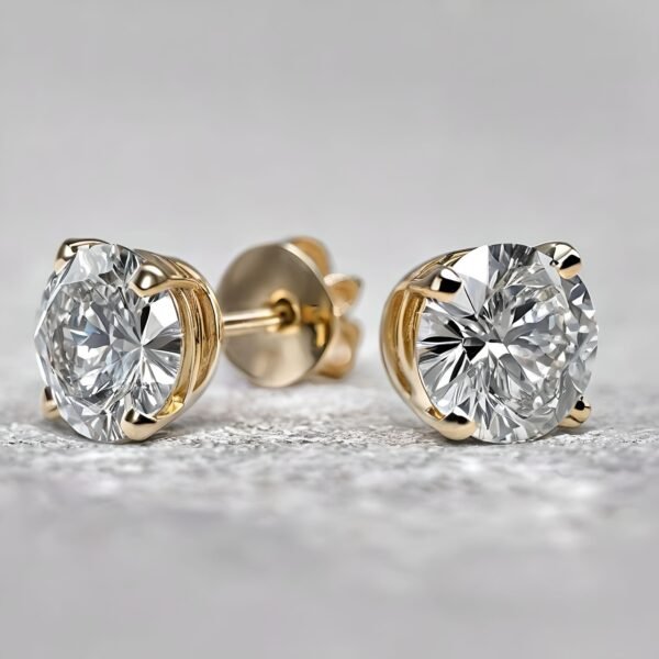 Amaya Signature Stud Earrings Round 0.5-2ct