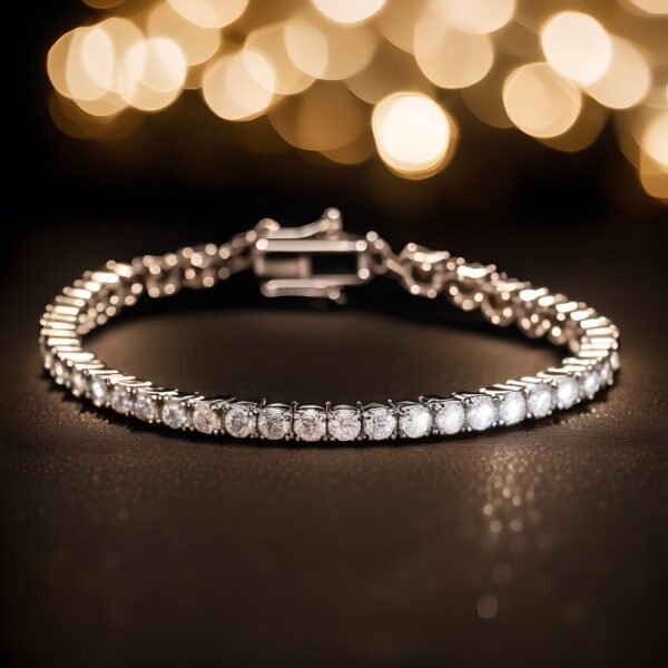 Amaya Signature Tennis Bracelet Round Lab Diamond H/SI 2ct, 3ct or 4ct